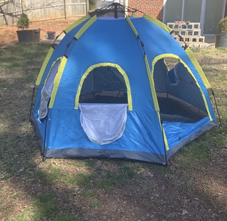 Tent 5 to 8 person hexagon, NEW