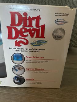 Dirt Spot Scrubber Hand Held Powerful Carpet Cleaner  Thumbnail