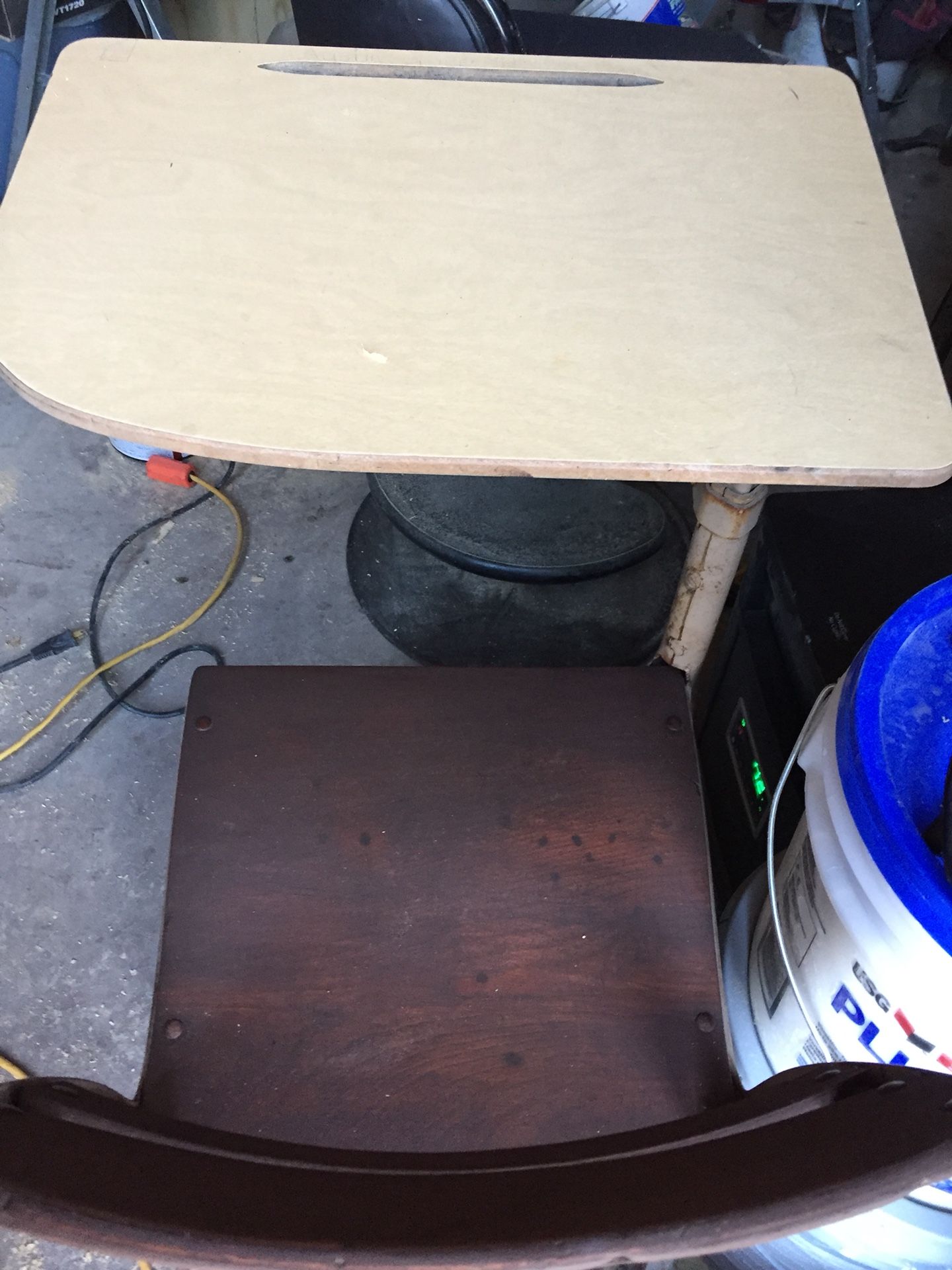 Desk and chair