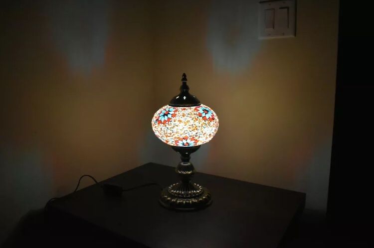 Hand made table lamp