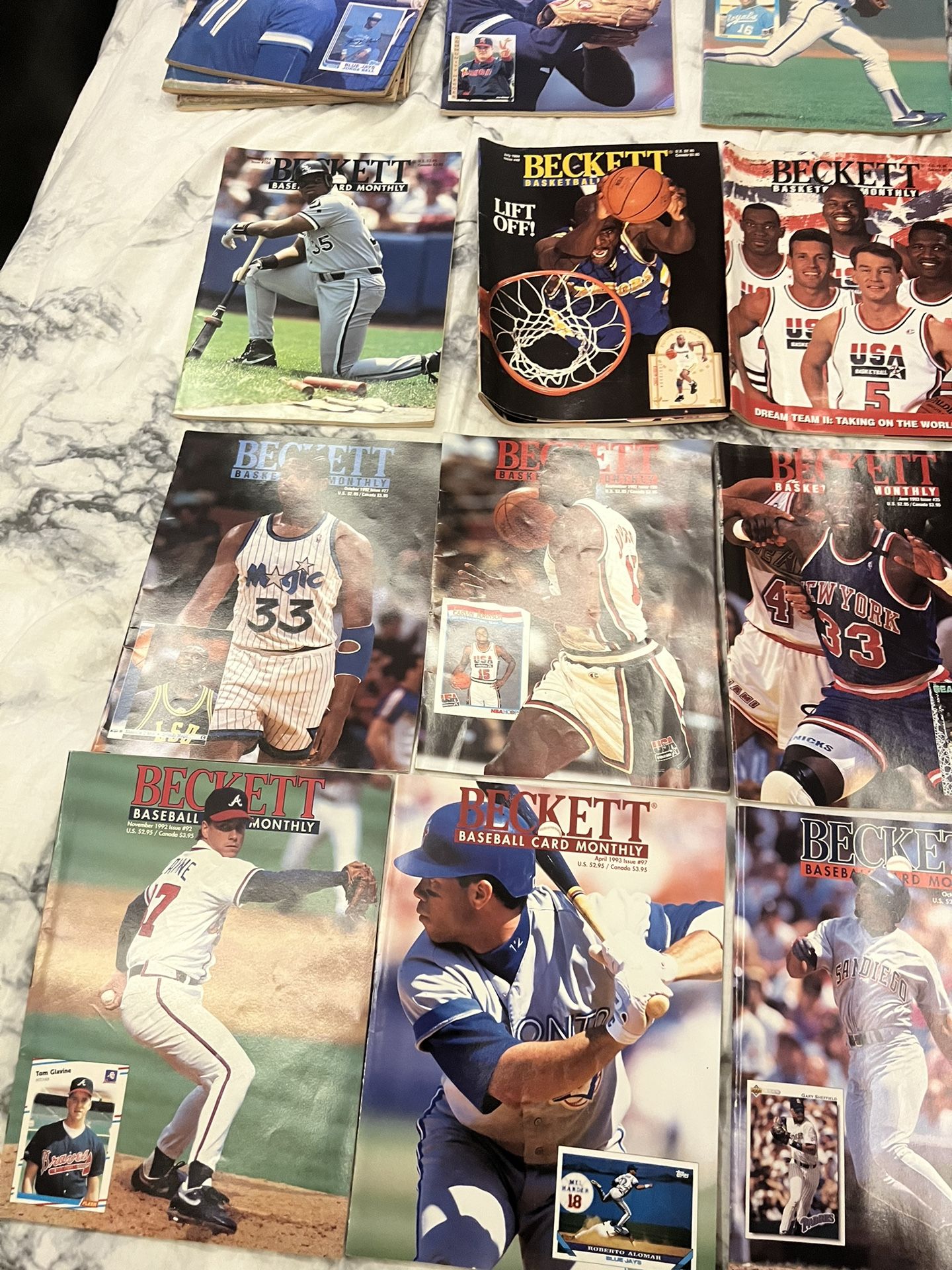 Lot Of Vintage Sports Magazines