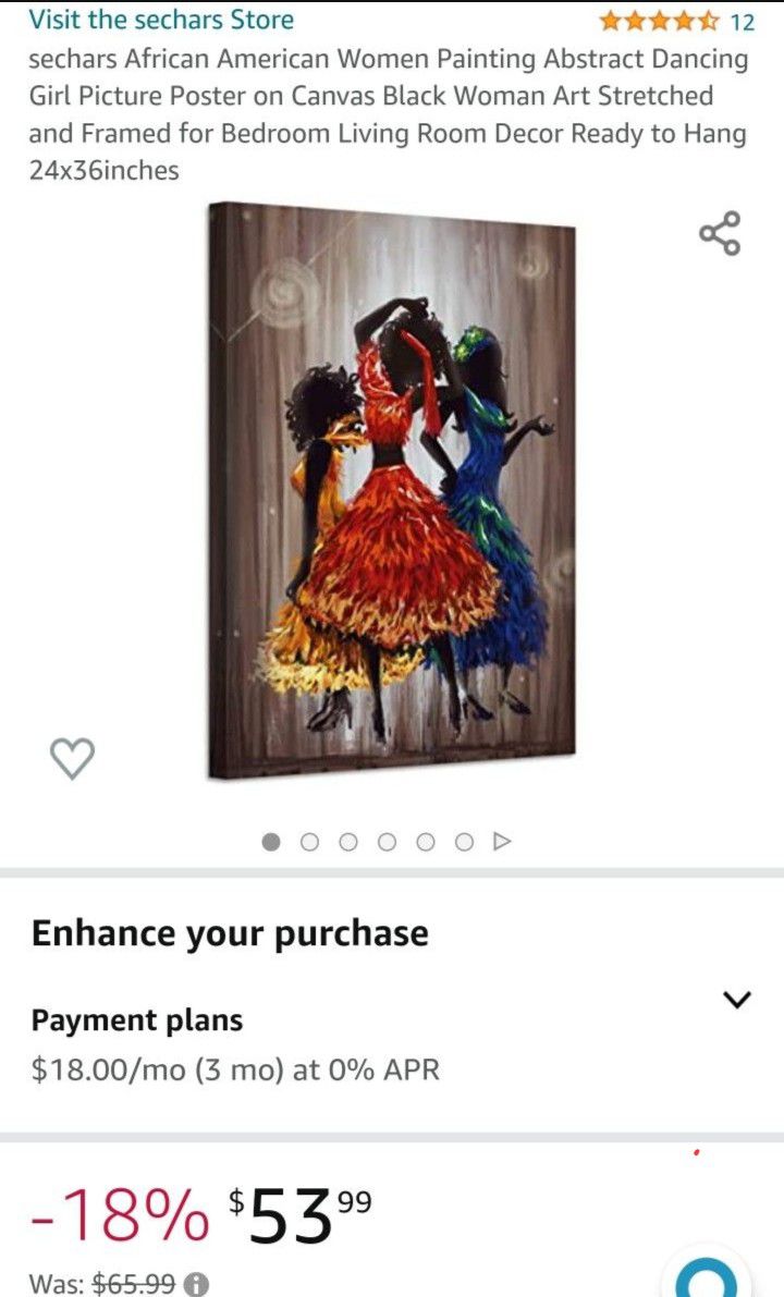 Sechars African American Women Painting Canvas