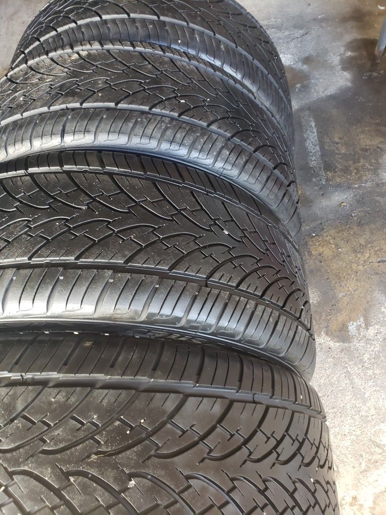 24" Rims And Like New Tires 305/35/24 $1200 For Chevy Silverado Tahoe Yukon Sierra Ford F150 Expedition Navigator 6×135 & 6×139.7