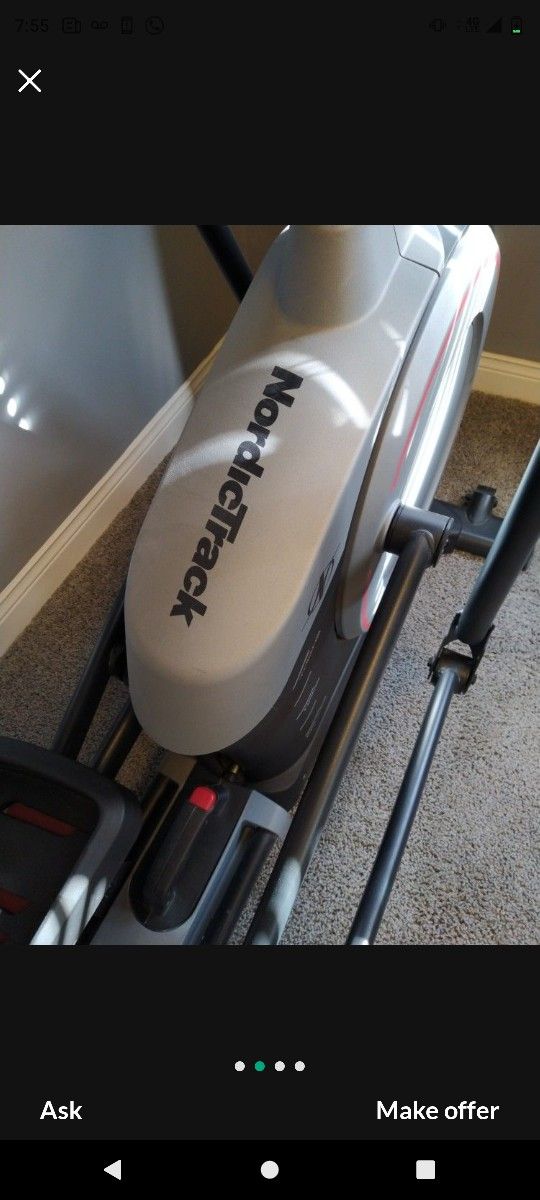 NORDICTRACK E 7 .5 ELLIPTICAL MACHINE ( LIKE NEW & DELIVERY AVAILABLE TODAY)