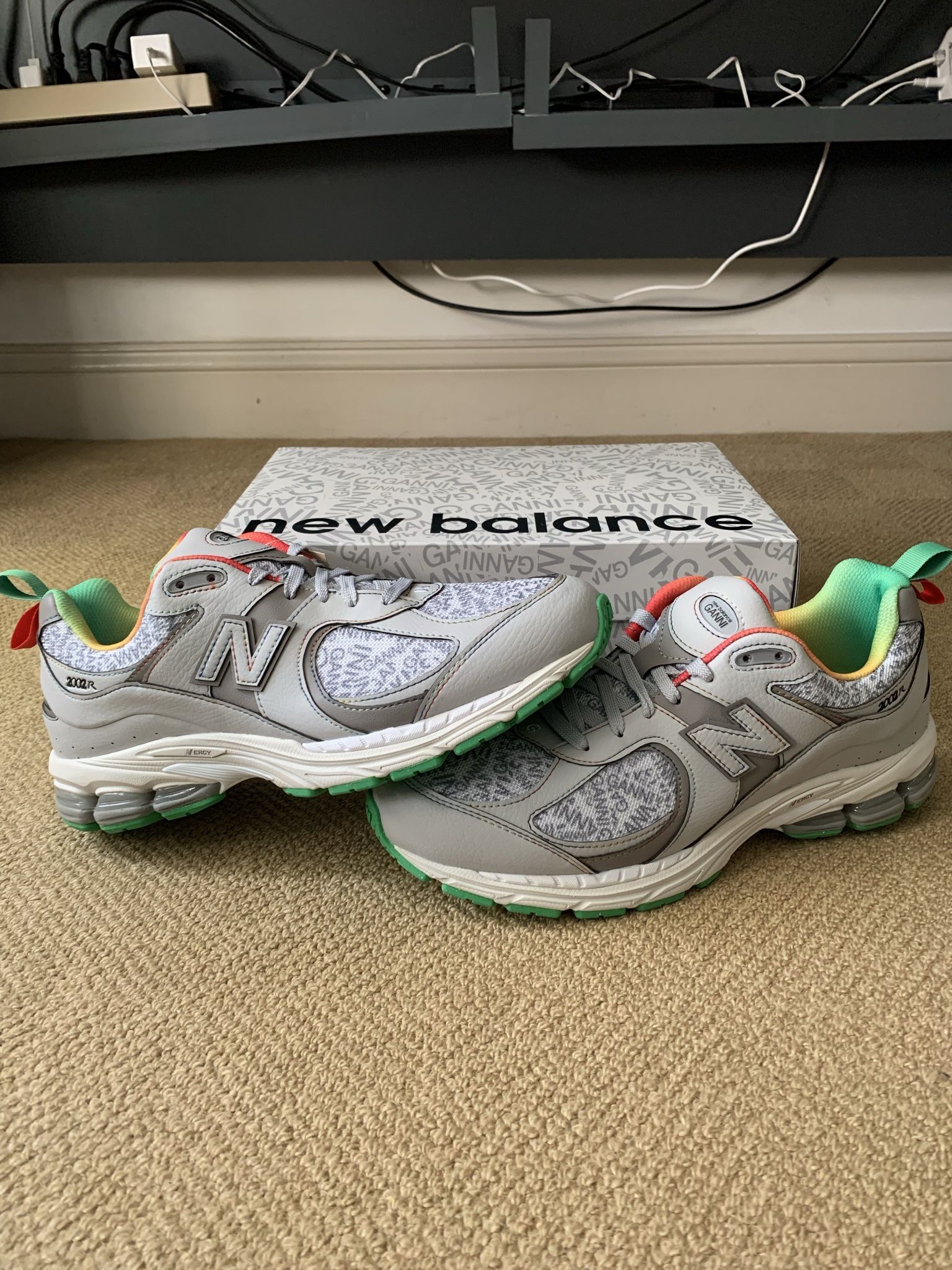 GANNI x New Balance 2002R Rain Cloud (Size 11.5)