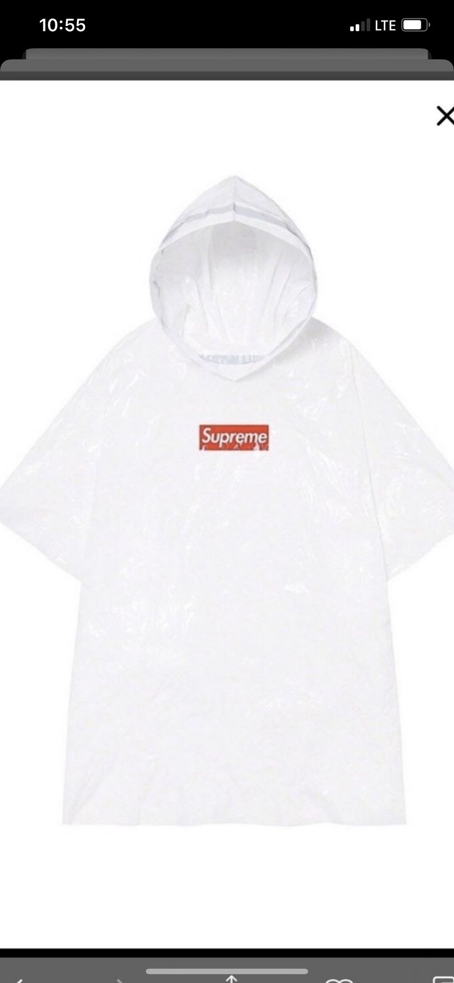 Supreme poncho