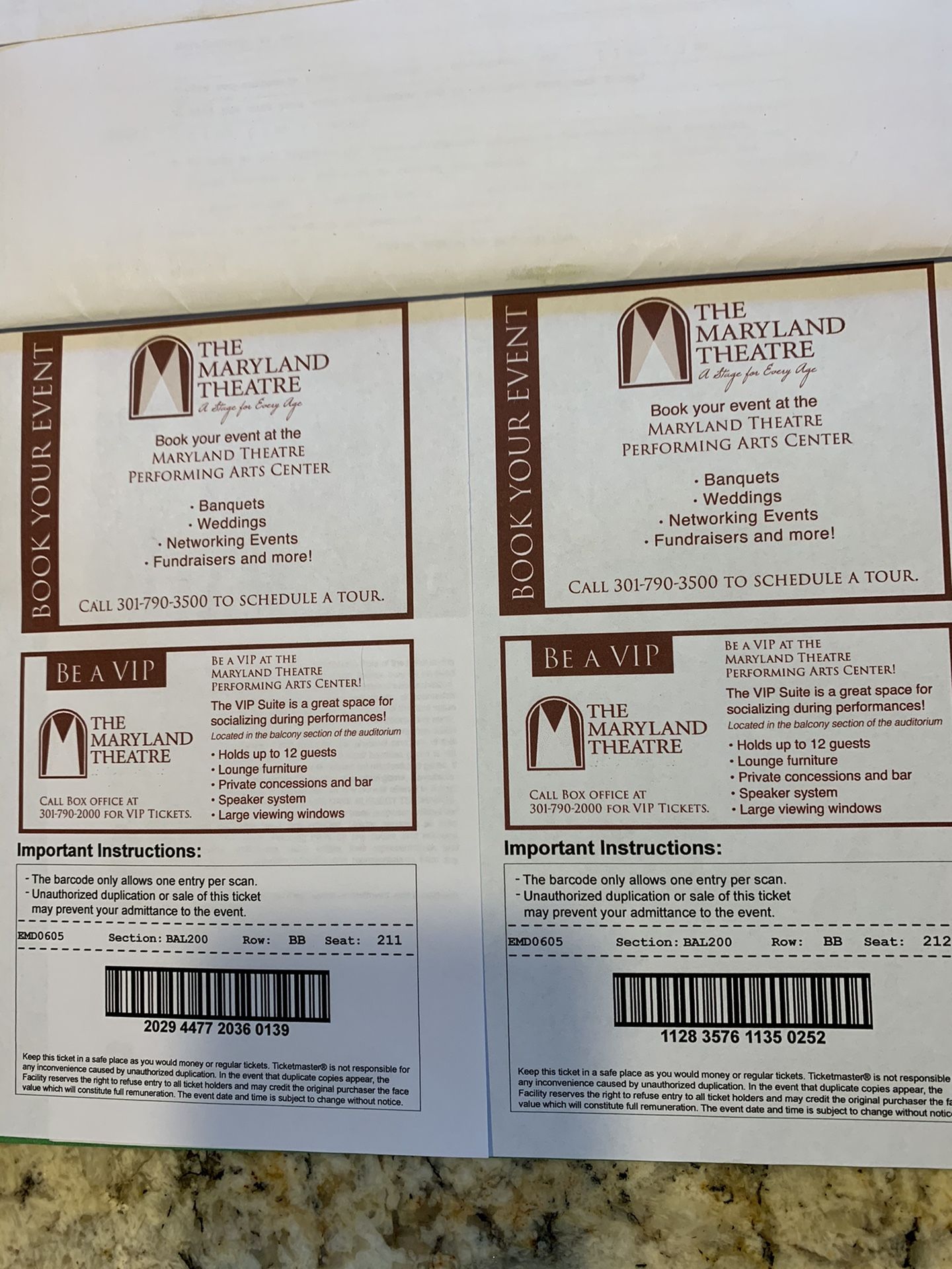Tickets