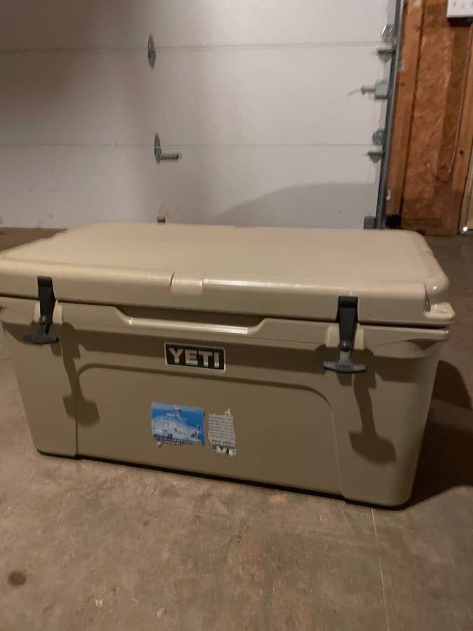 Tan Colored Yeti Cooler New With Tags 