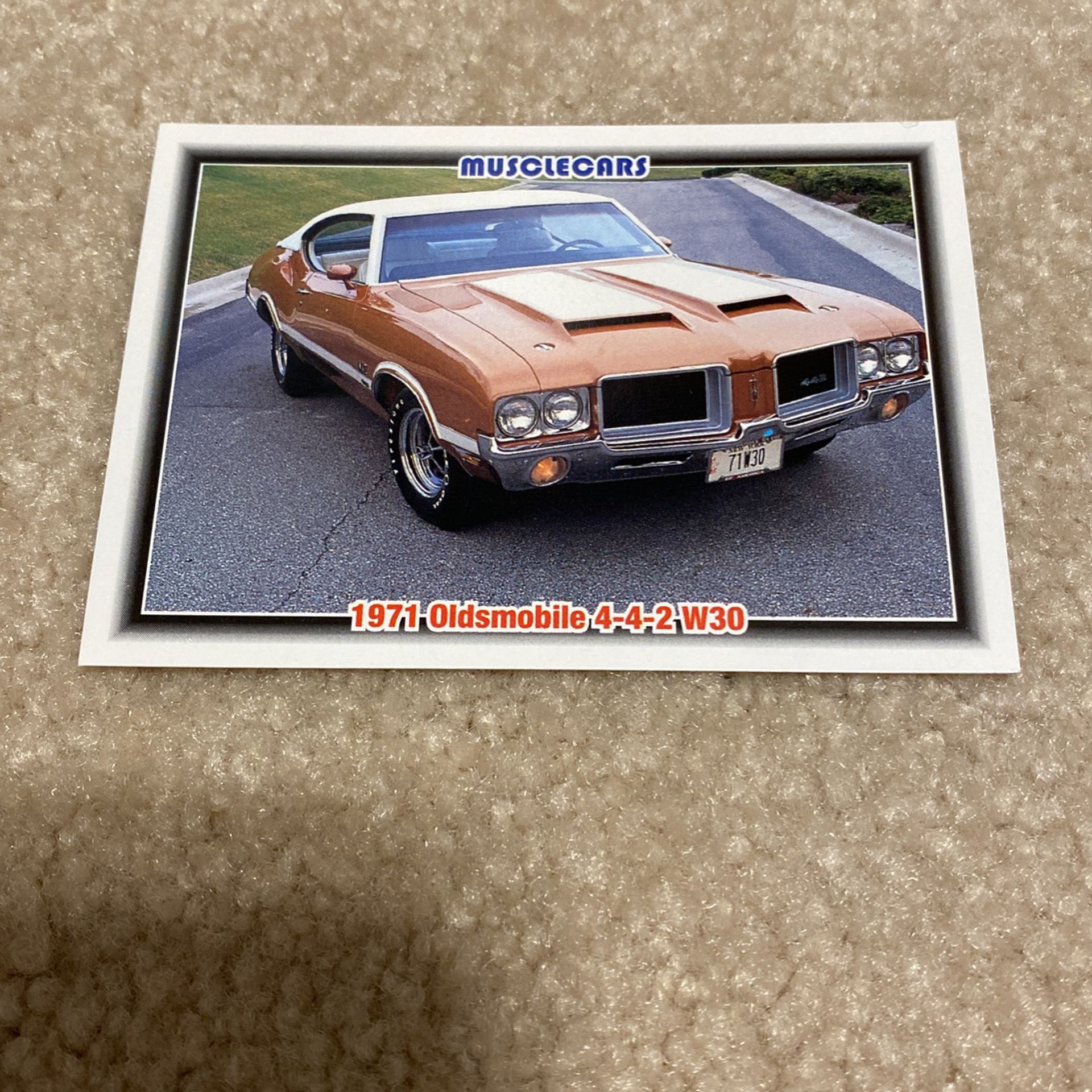 Rare (18) 1960s & 1970s Muscle Car Cards- Mustang, Camaro, Etc- See Photos