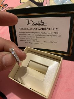 1 Carat Diamond 14k White Gold Engagement Ring  Thumbnail