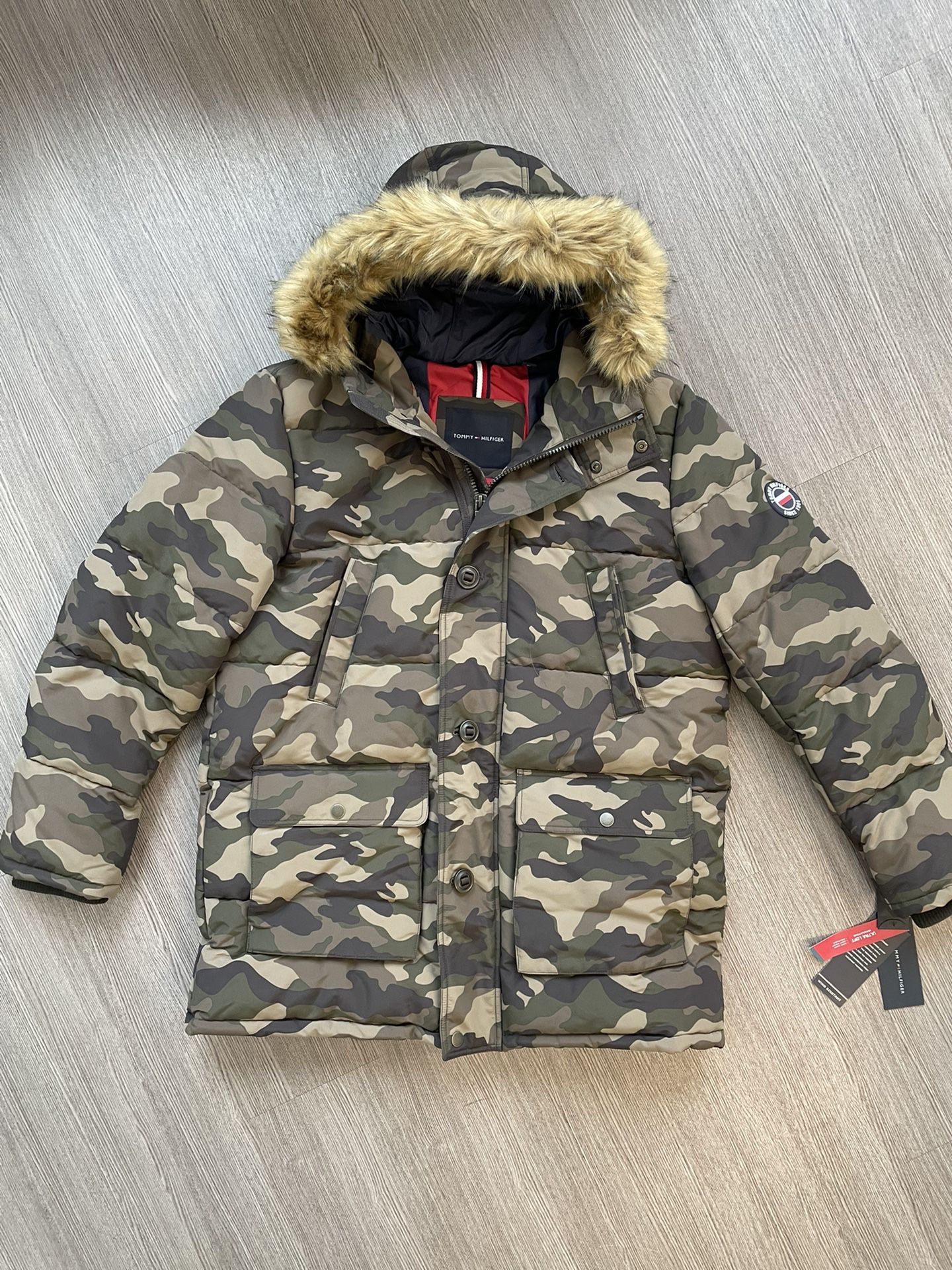 Tommy Hilfiger Camouflage Hooded Jacket