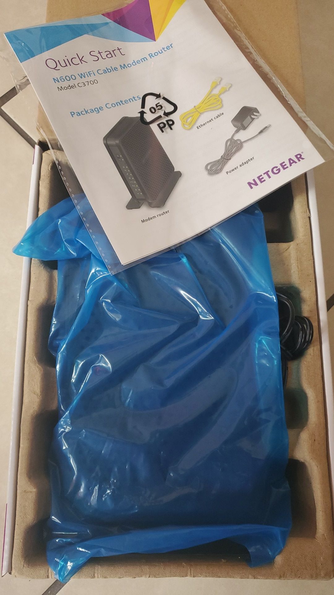 N600 WIFI CABLE MODEM ROUTER