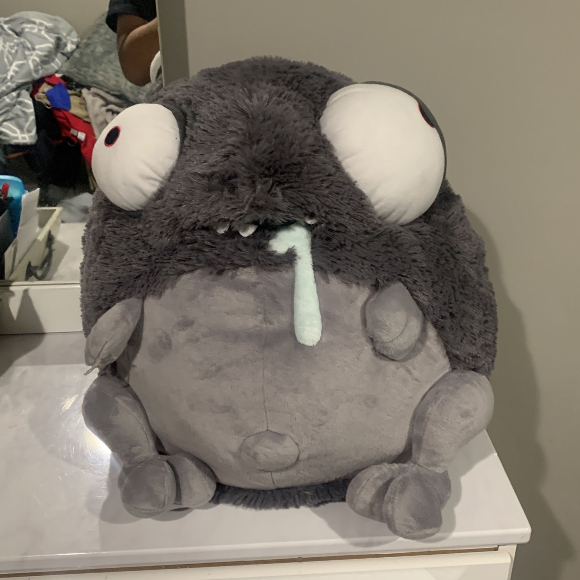 Squishable Worrible Toy 15” Inch Plush Soft Stuffed Animal Gray !!! RETIRED !!!