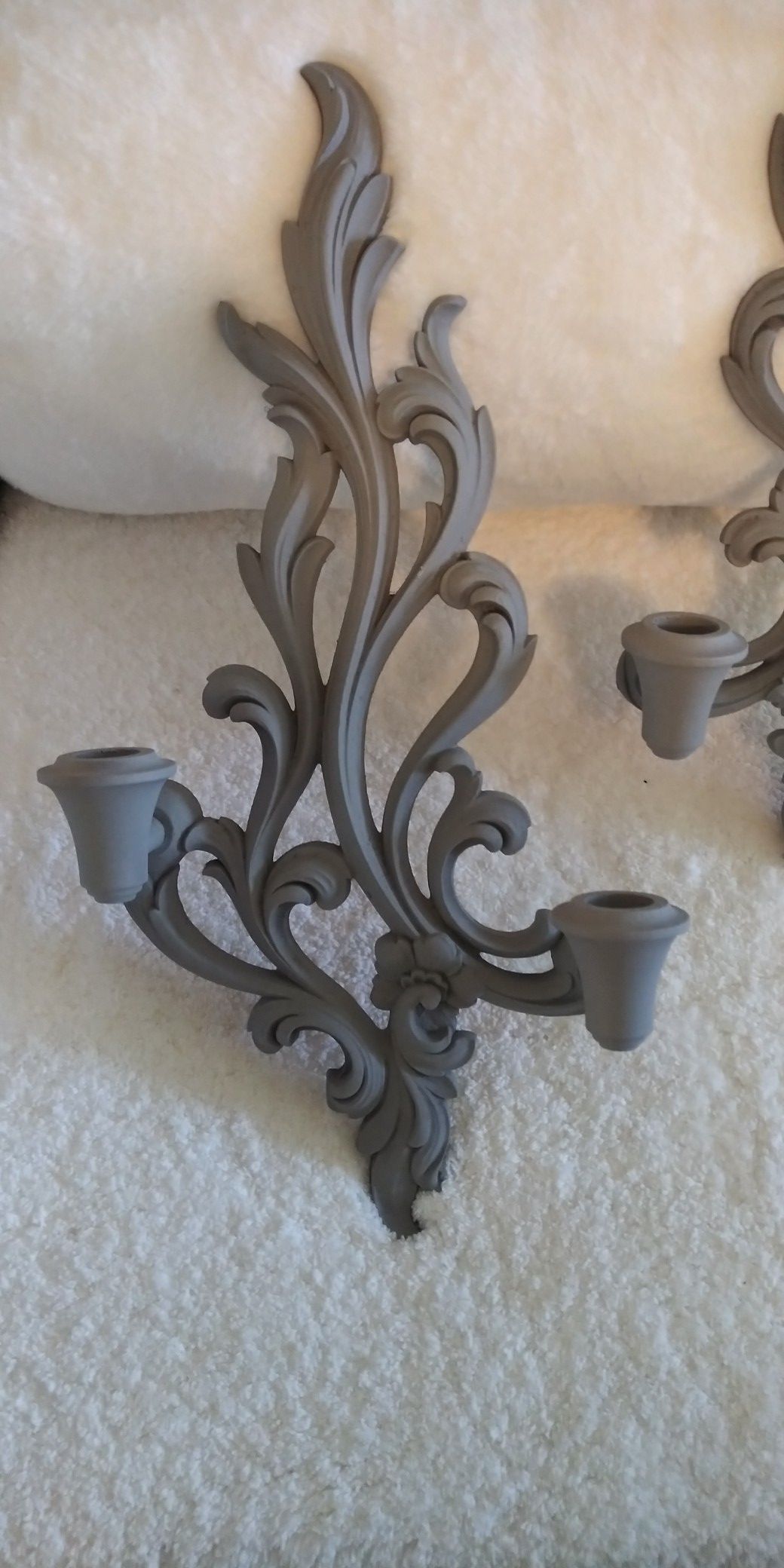 Wall candle holders