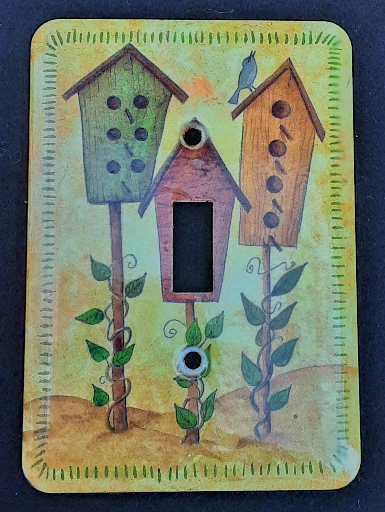 Pfaltzgraff naturewood go with metal kitchen light switch plate cover
