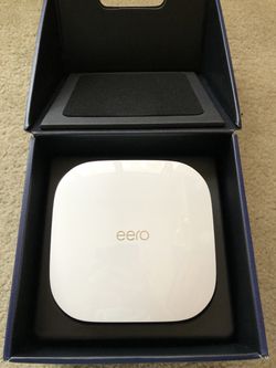 Amazon EERO Pro 6 Tri-Band Mesh WiFi Router W Alexa Thumbnail