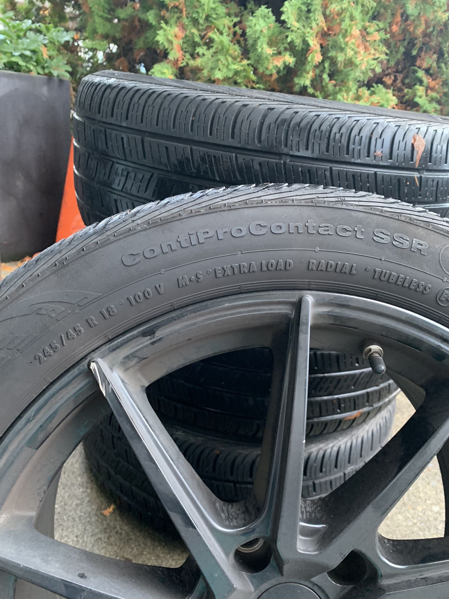 18" BMW Wheels And Tires 245/45/18 (Continental)