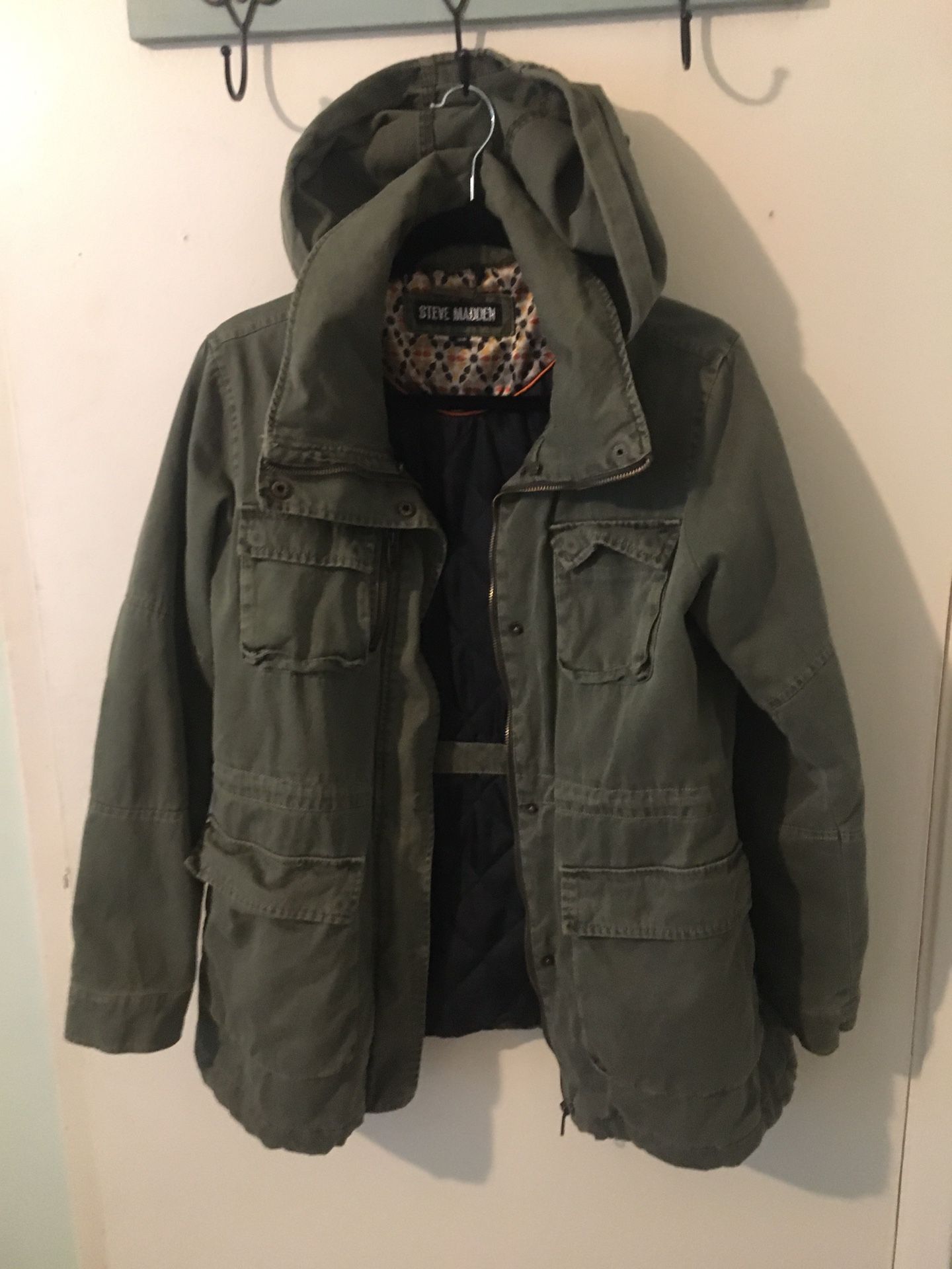 Steve Madden Green Army Jacket Medium for Sale in Los Angeles, CA - OfferUp