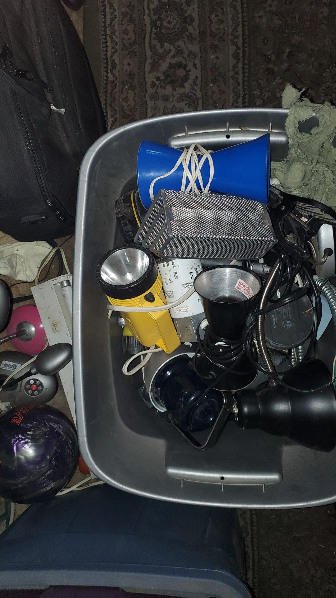 Assorted Lamps and Flashlights