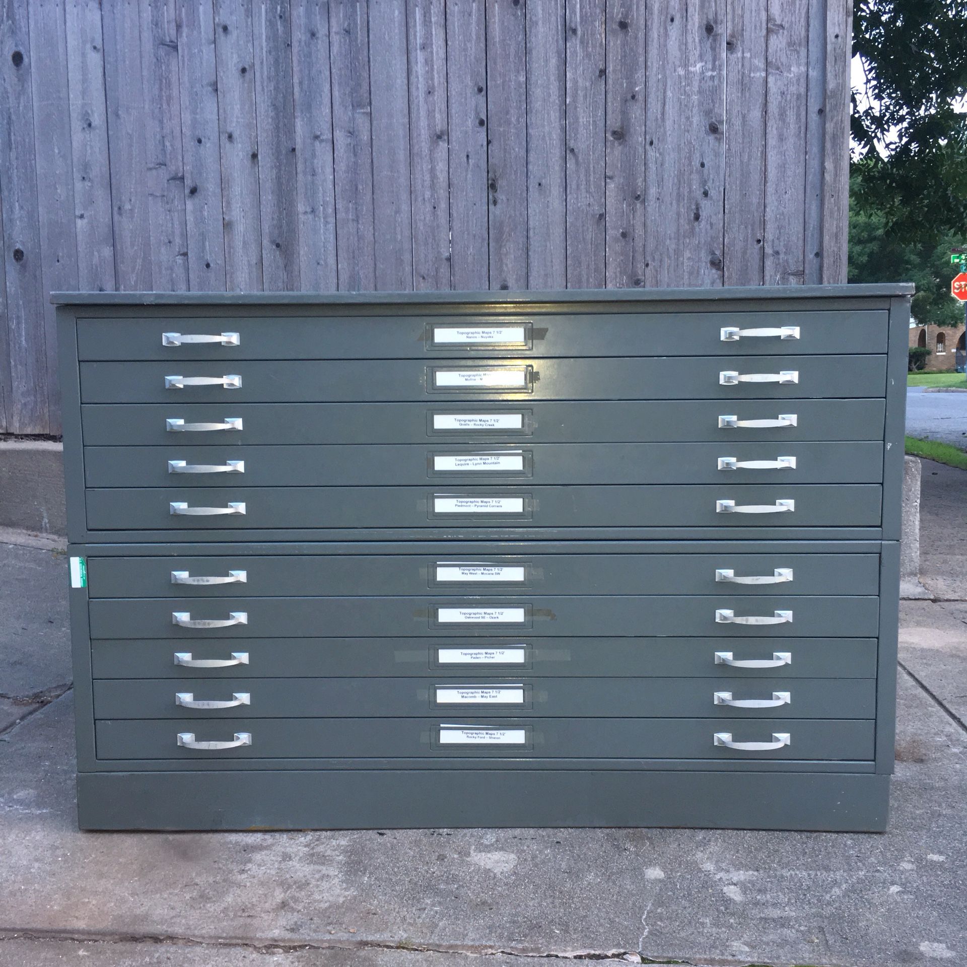 Vintage 10 Drawer 54 W Flat File Architectural Blueprint Cabinet For In Oklahoma City Ok Offerup W Flat File Architectural Blueprint, Vintage Architect File Cabinet