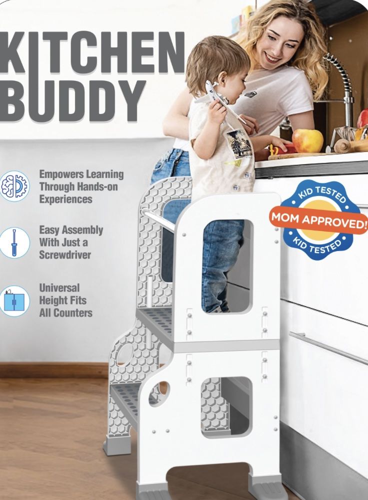 Toddler Kitchen Buddy Stool