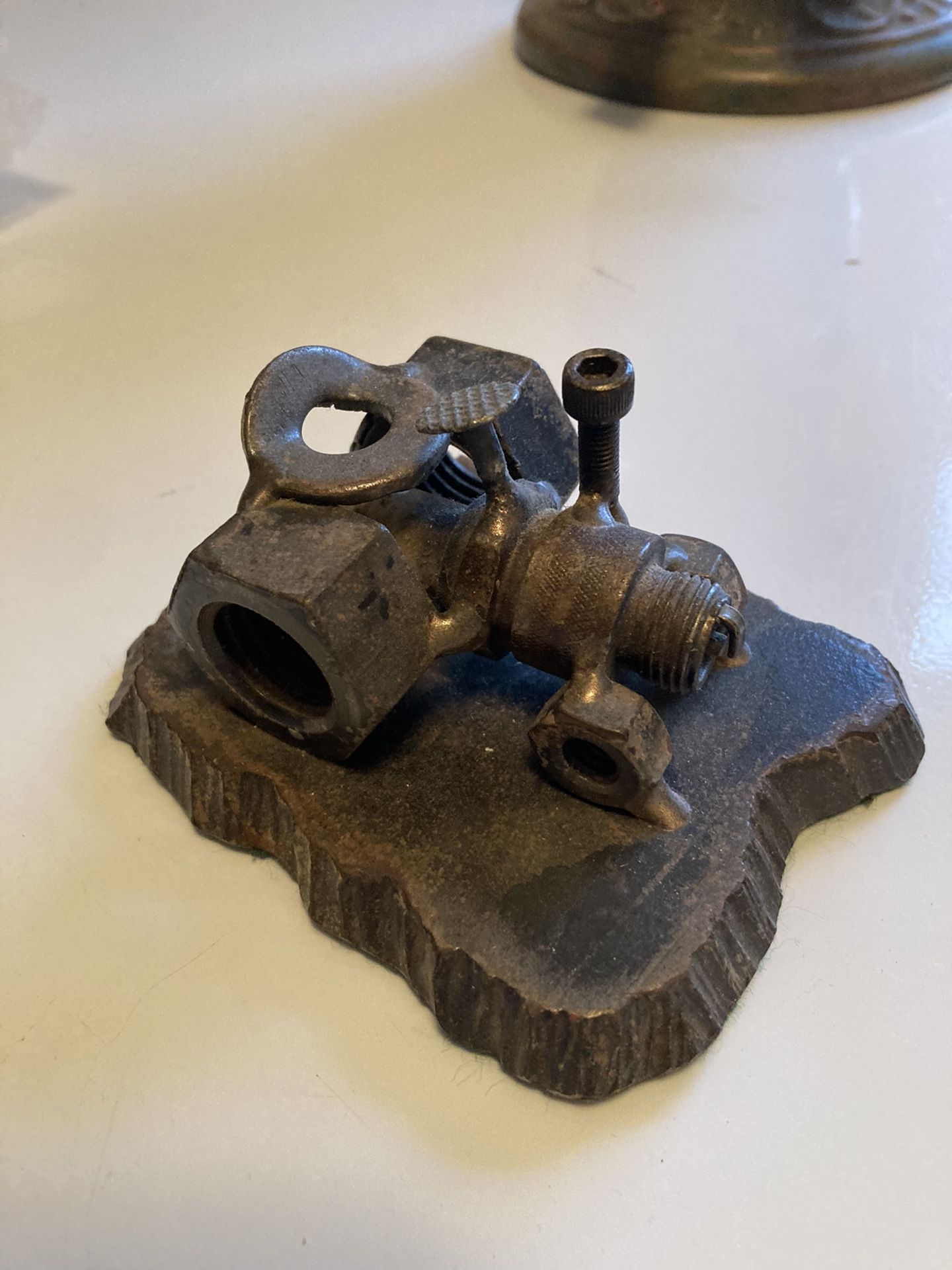 Tractor made with Spark plug