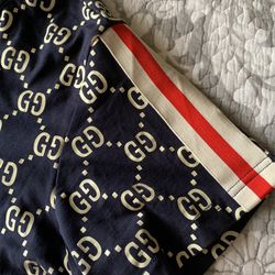 Large Gucci Shirt Navy Blue Today Only 100 Dollars  Thumbnail