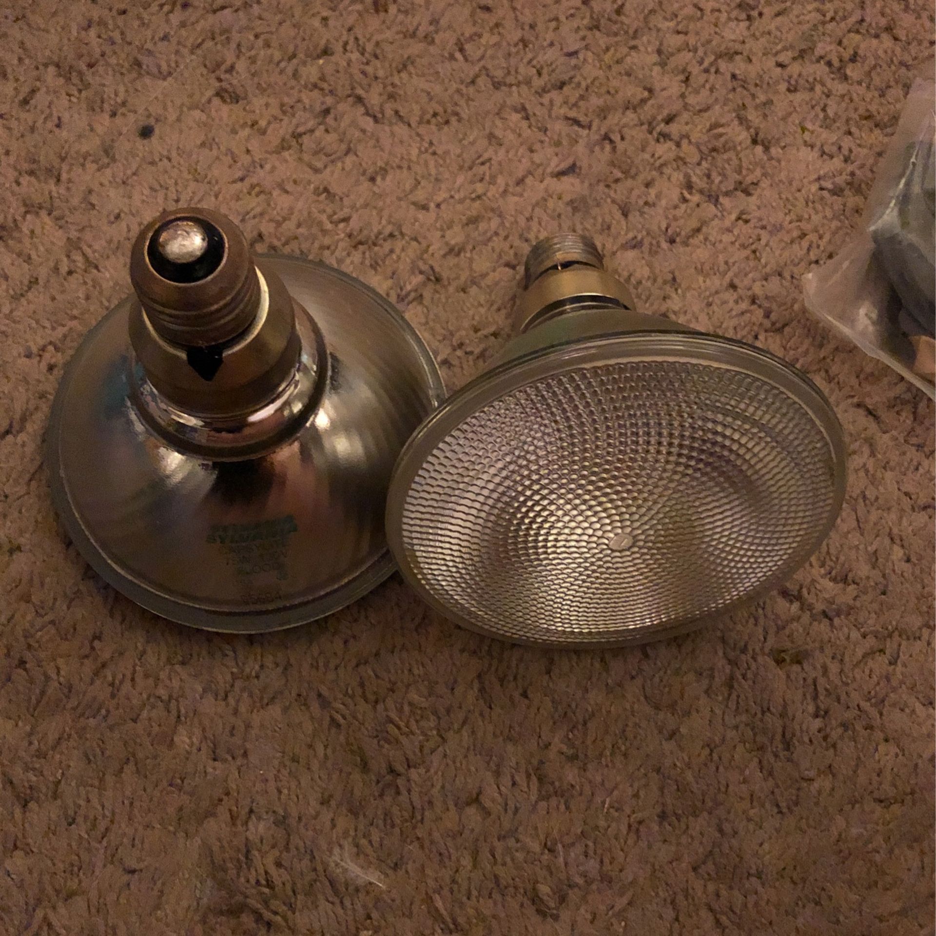 Box Of Assorted lighting supplies