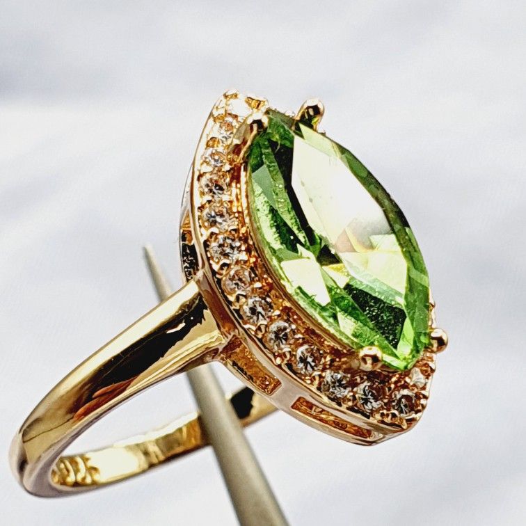 "Luxury Noble Gem Zircon Independent Trendy Rings for Women, VP1528