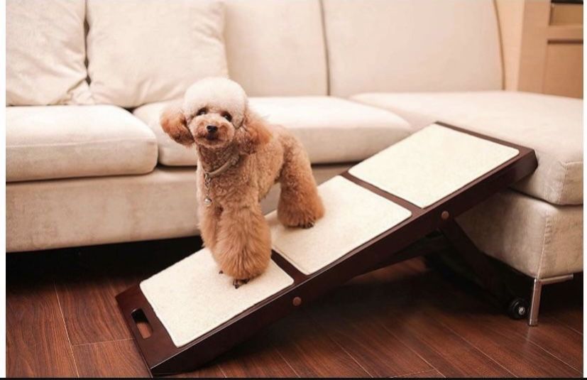 Carpet Dark Brown Pet Couch Bed Ramp For Cats And Dogs