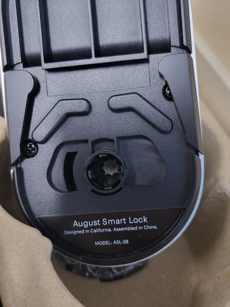 August Smart Lock 3rd Generation Silver Secure Keyless Entry