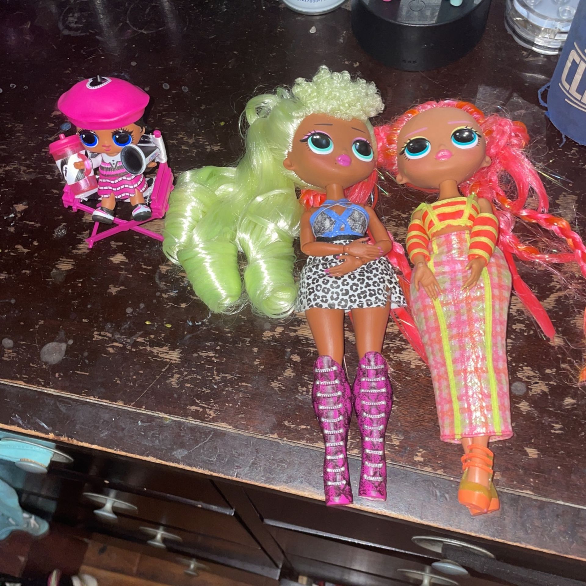 Lol Barbie Dolls 2 Adults One Kid