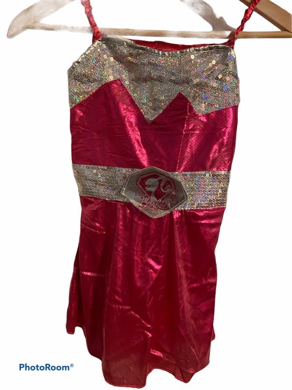 Girls size 4-6 super Barbie costume