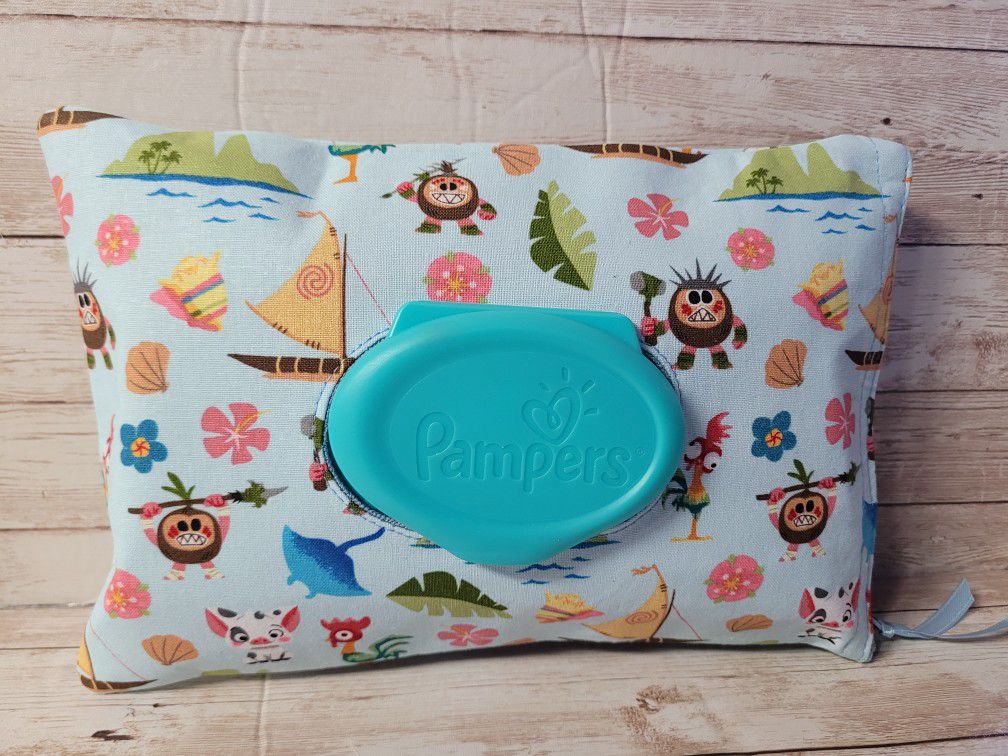 Moana Friends Pampers Wipes Cover 