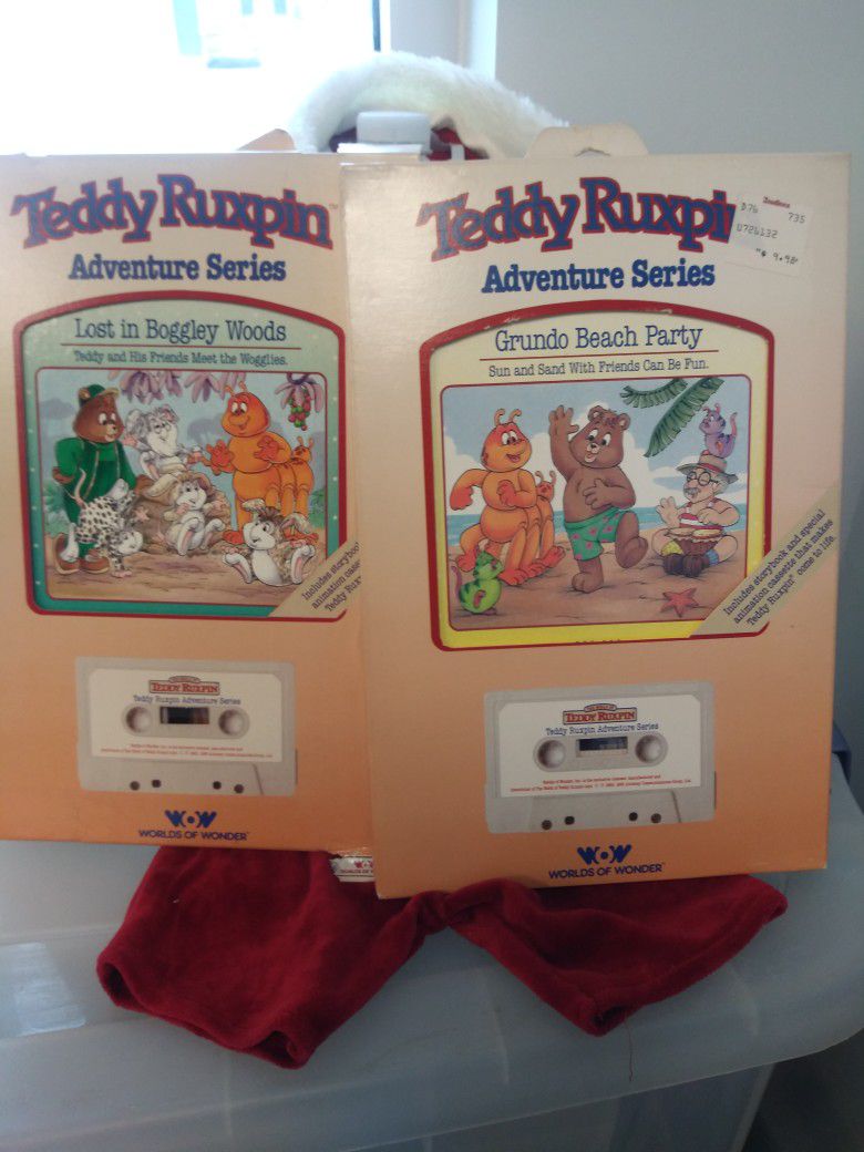 Original Teddy Ruxpin and Grubby - make an offer!