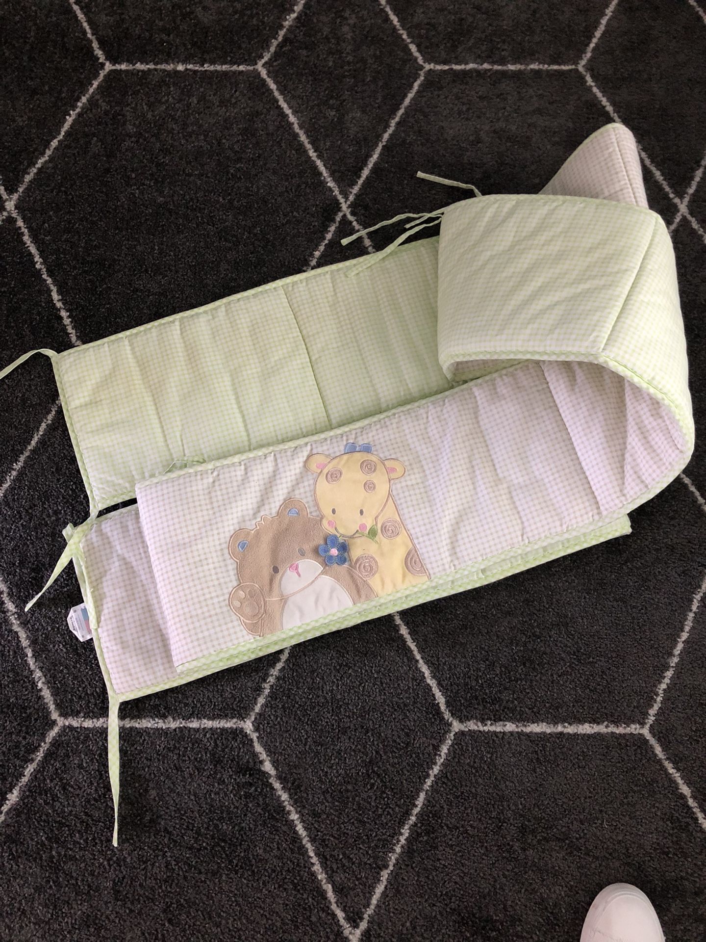 Crib Bumper And Blanket
