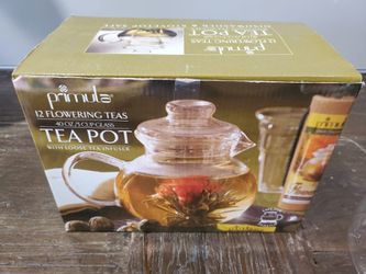 Teapot glass 5 cups tea infuser tea pot with lid Thumbnail