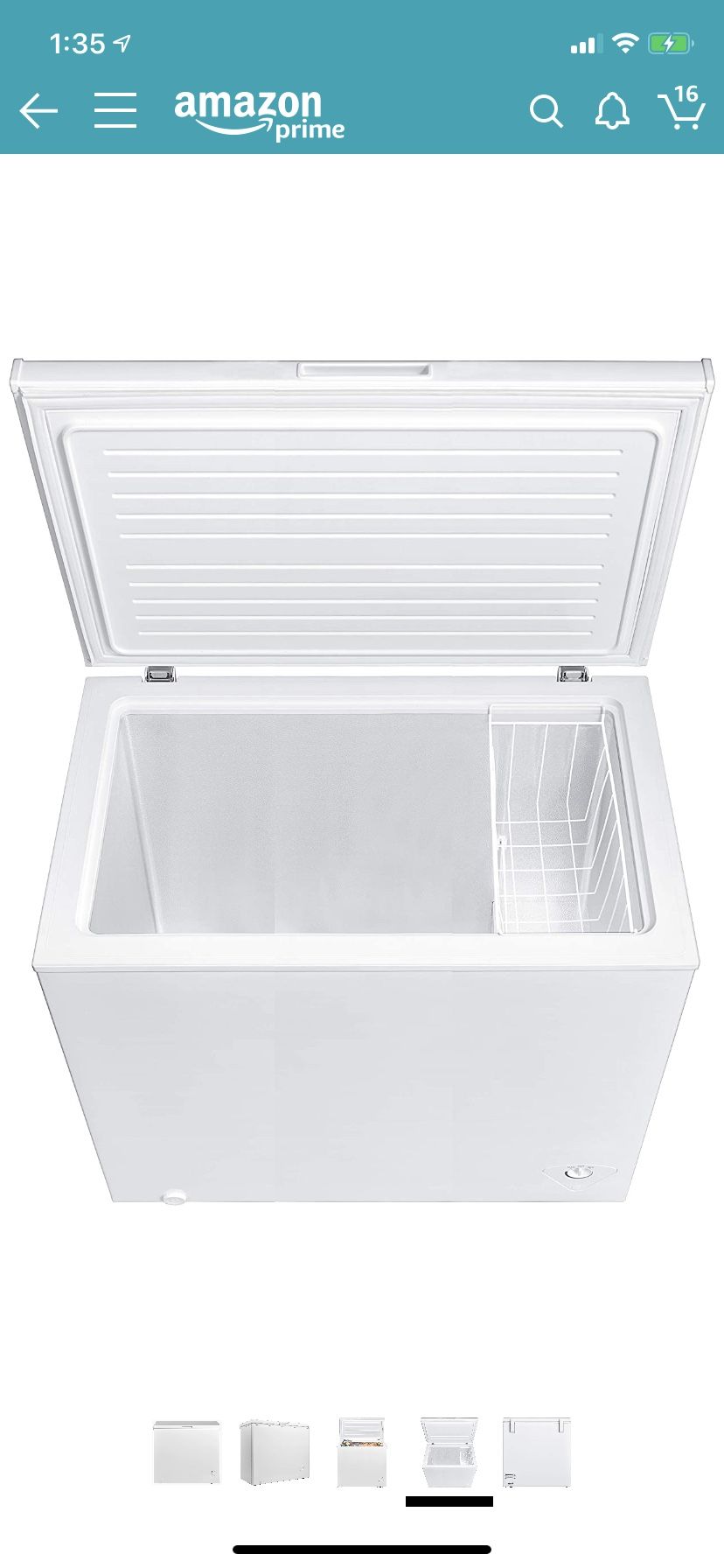 Brand New Midea Chest Freezer, 7.0 Cubic Feet, White for Sale in Long