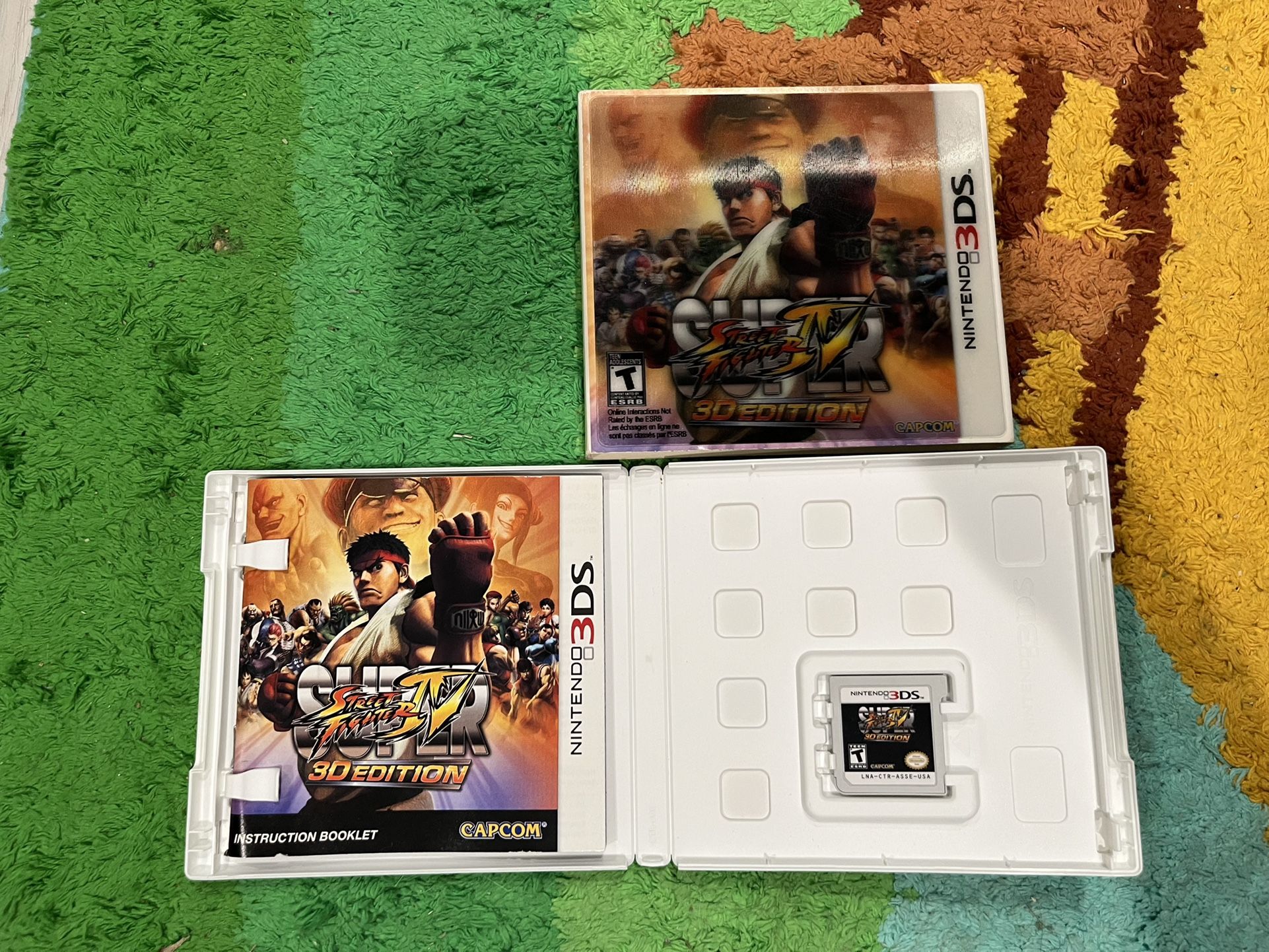 Nintendo 3DS Games Lot; Street Fighter 4 3D, And Shovel Knight