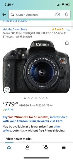 Canon EOS Rebel T6i Thumbnail