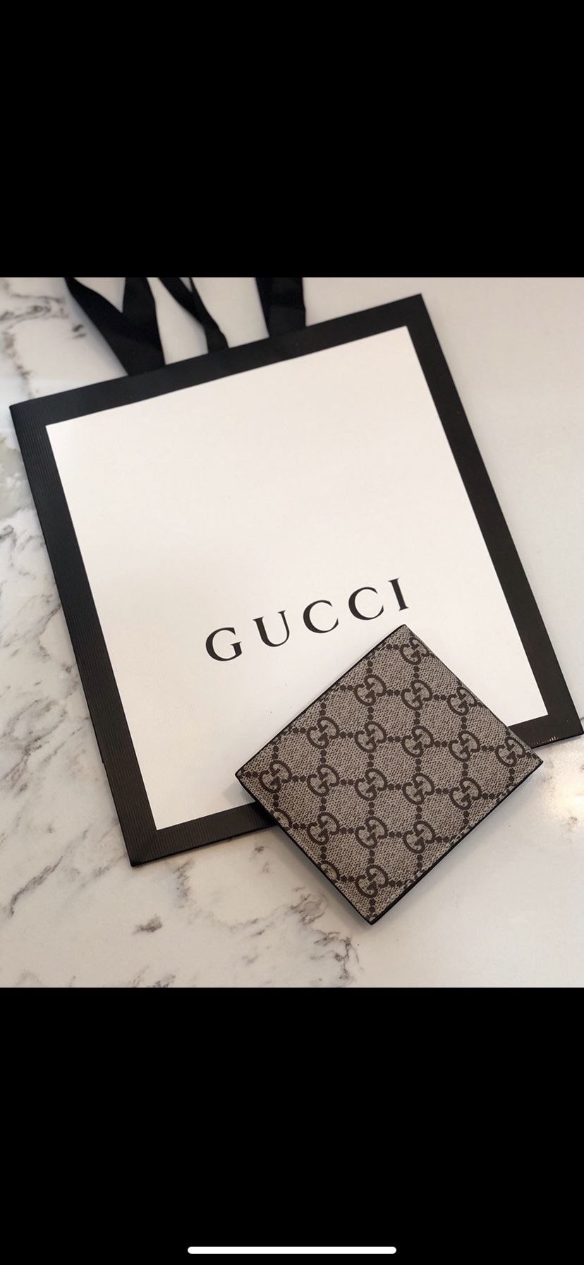 GG Supreme Tiger Print Wallet