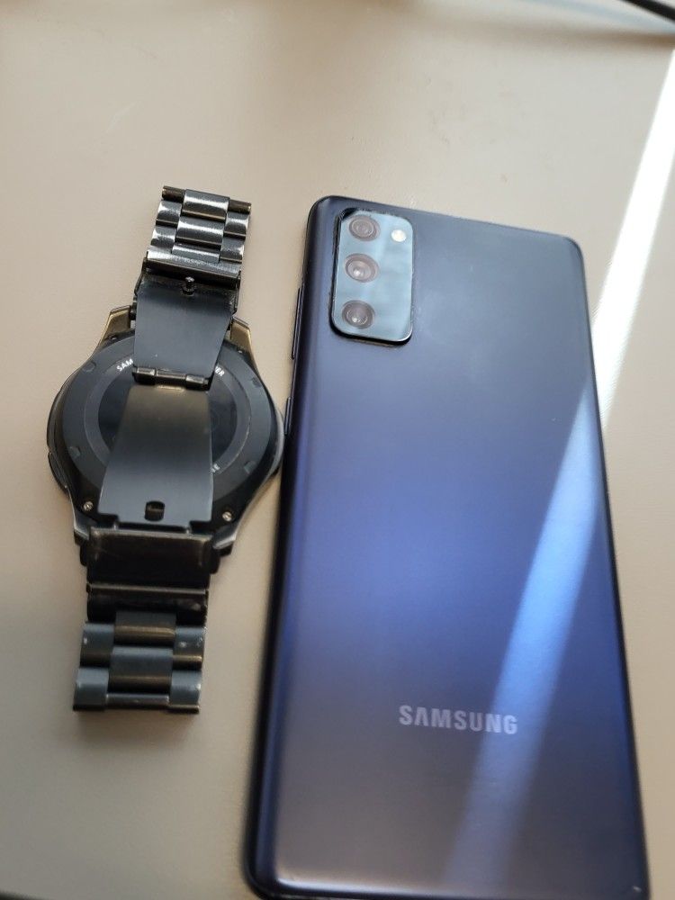Samsung Galaxy S20 FE Navy Blue Galaxy S3 Frontier Bundle