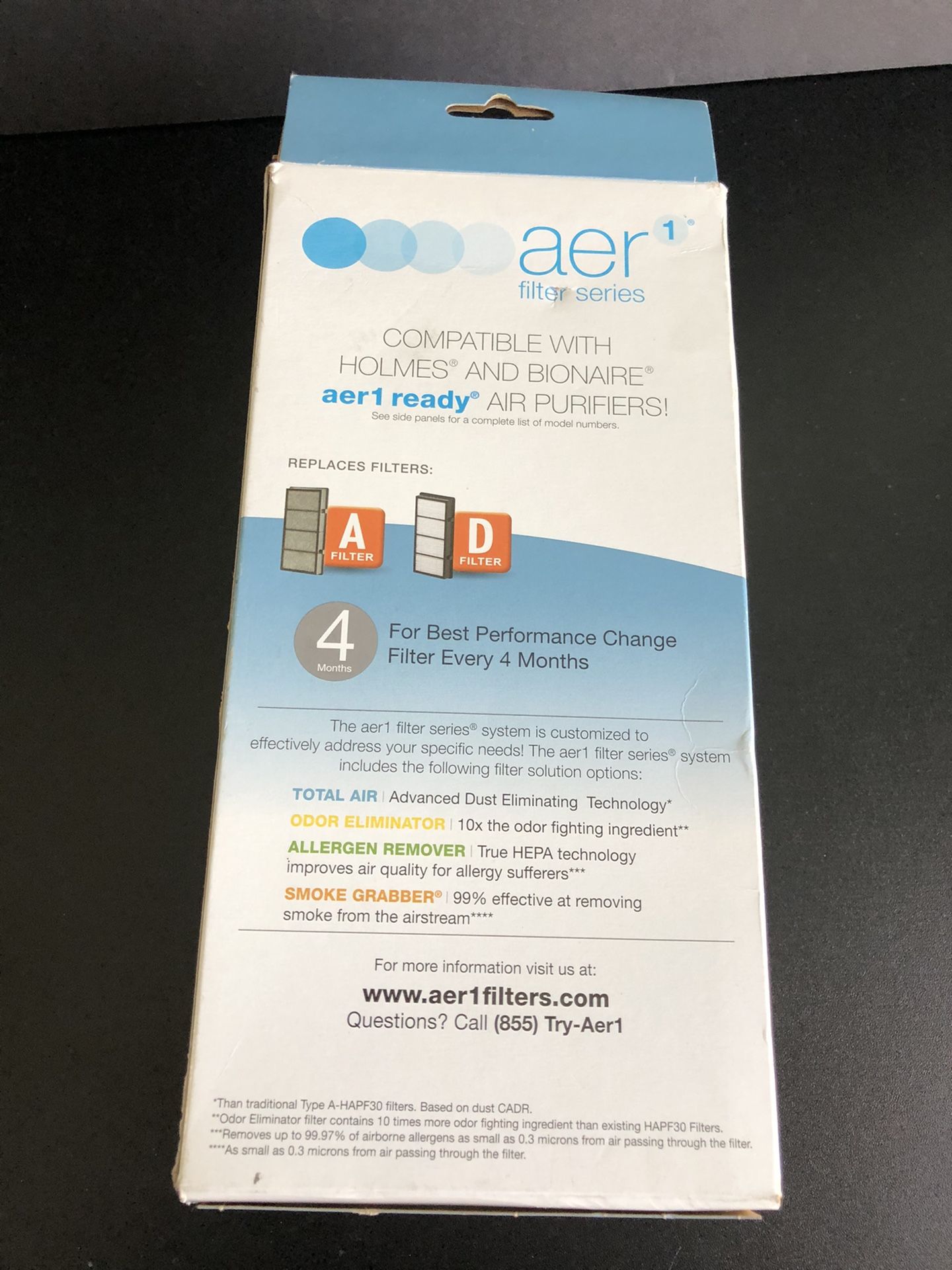 Holmes AER1 Total Air HEPA Type Filter 2 Pack