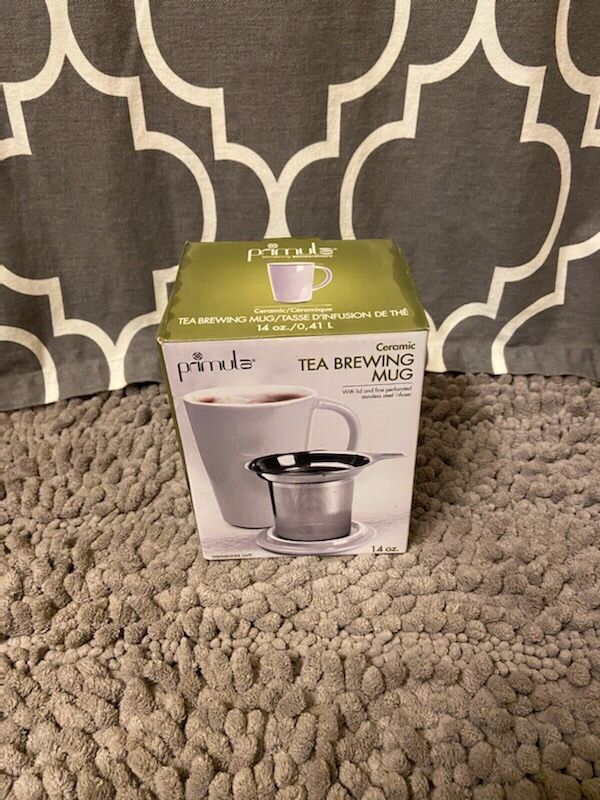 Brand new Primula tea brewing mug and accessories