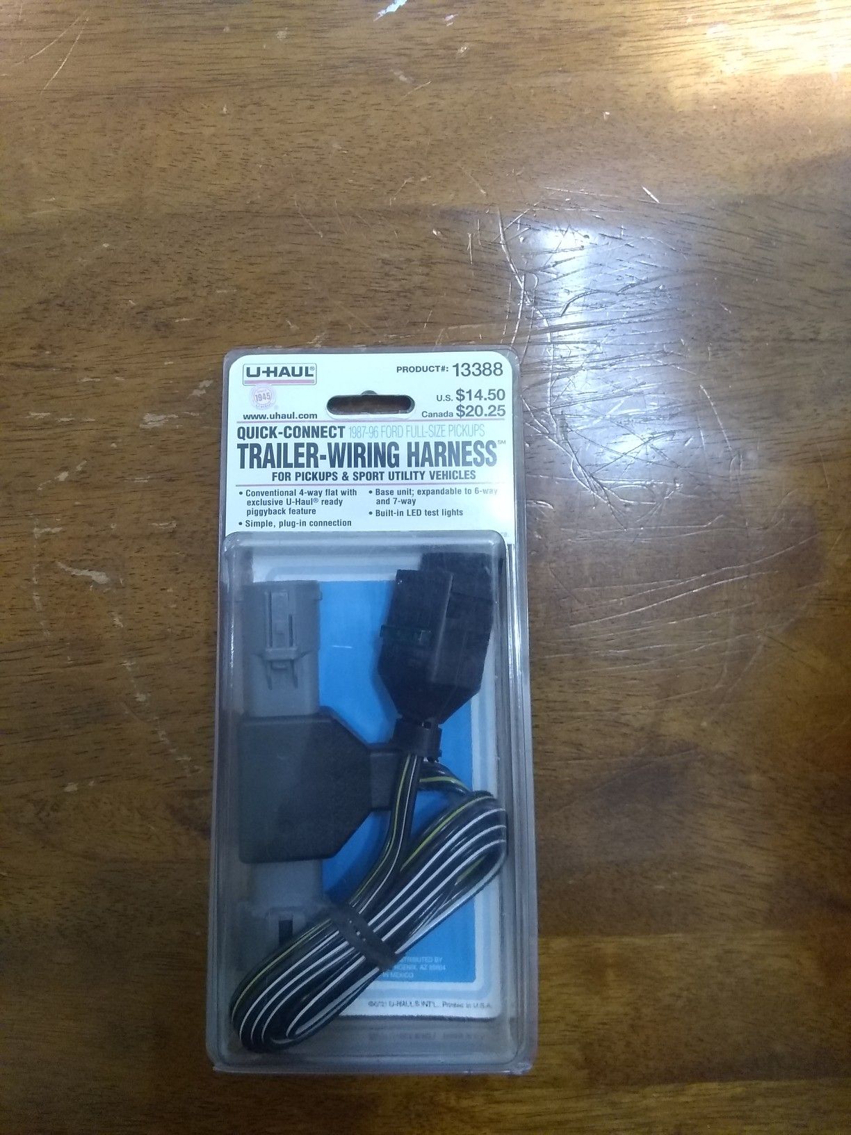 Uhaul quick connect trailer wiring harness