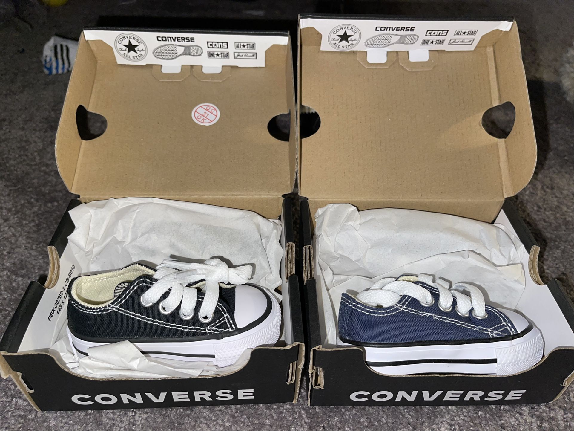 ** BRAND NEW ** Infant Converse Size 2 $30 Each