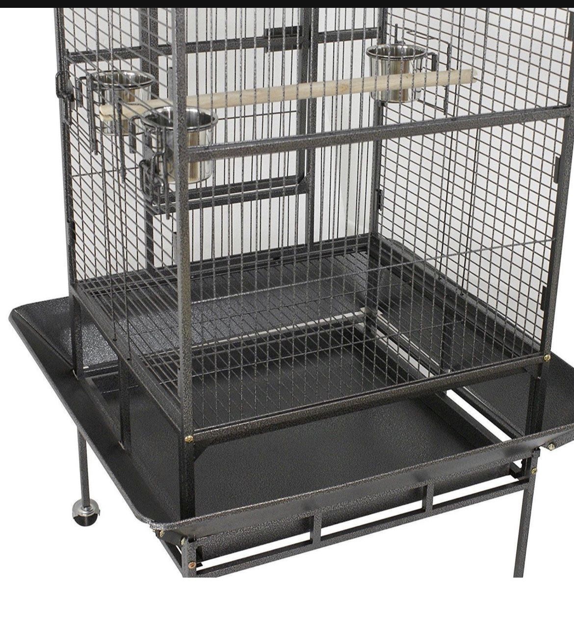 ZENY 61" & 68" Play Top Bird Cage Non-Toxic Powder Coated Finish