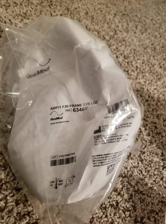 Resmed AirFit F20 CPAP Frame (Large) - BRAND NEW!
