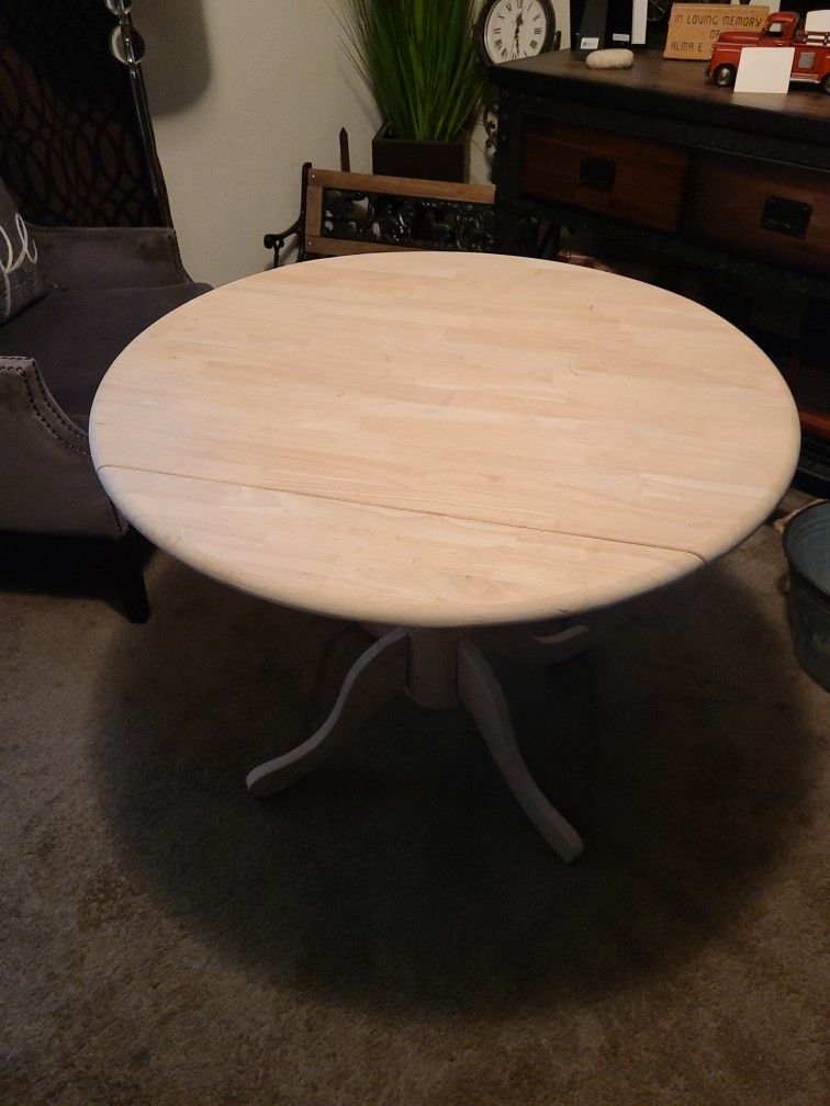 Solid Wood Table Ends Fold Down