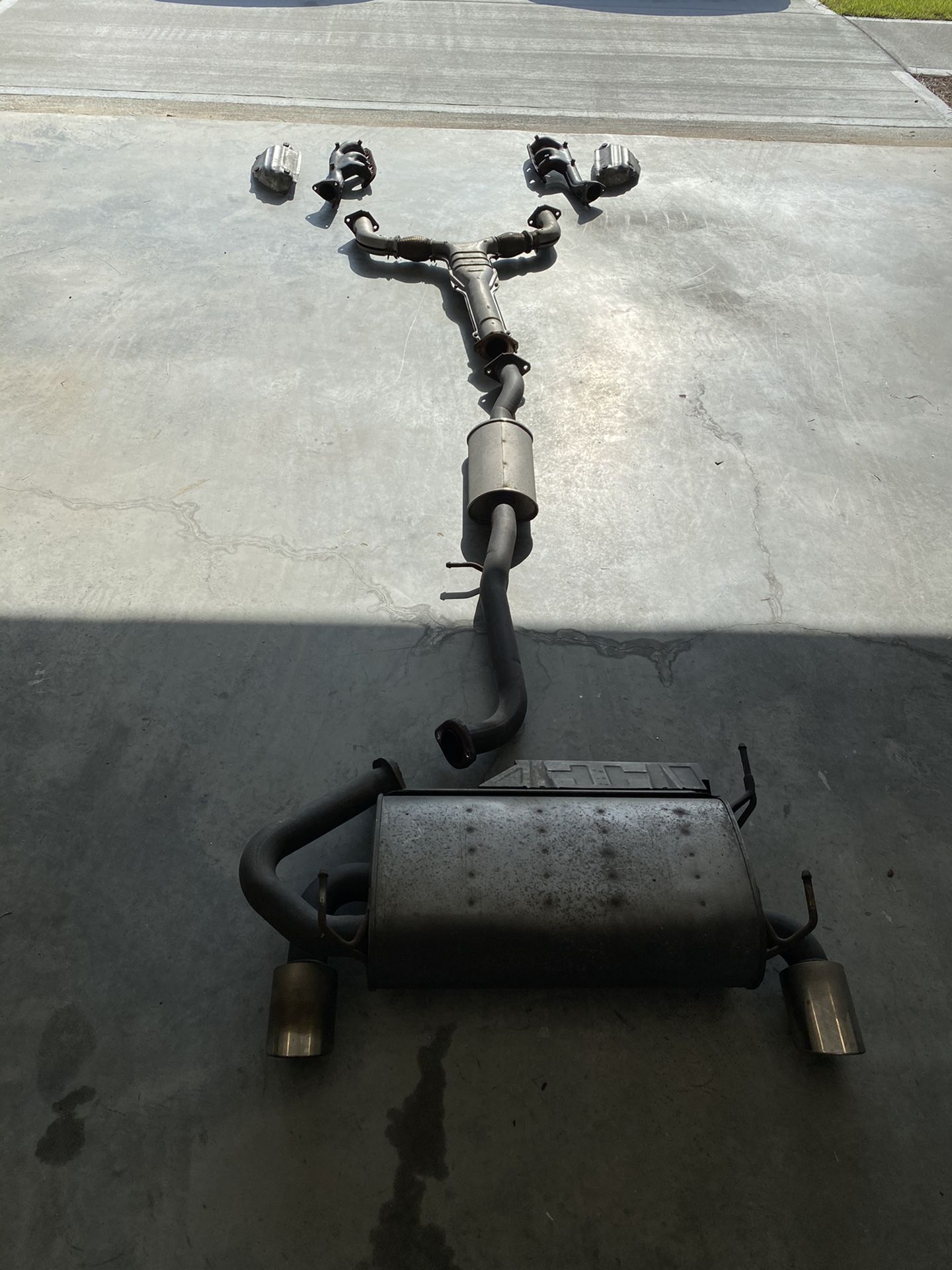 OEM 350z exhaust and headers.